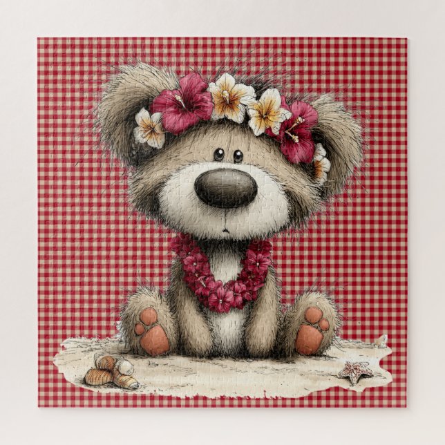 Summer Bear Puzzle (Vertical)