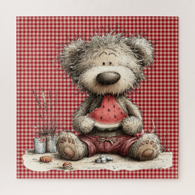 Summer Bear Puzzle (Vertical)