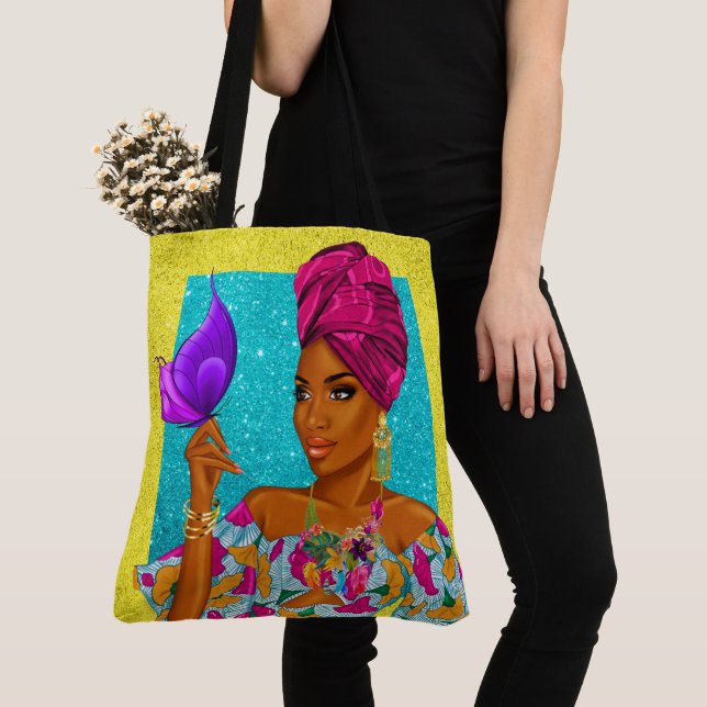 Summer Beauty Tote Bag (Close Up)