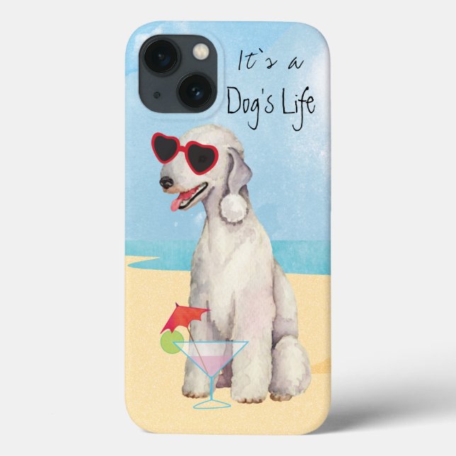 Summer Bedlington Terrier Case-Mate iPhone Case (Back)