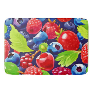 Summer Berry Medley Bath Mat