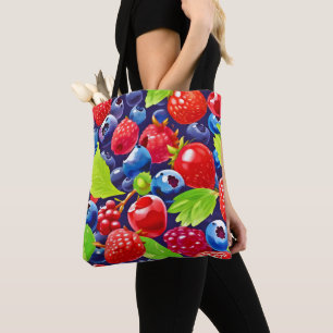 Summer Berry Medley Tote Bag