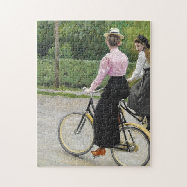 Summer Bike Ride | Paul Fischer Jigsaw Puzzle (Vertical)