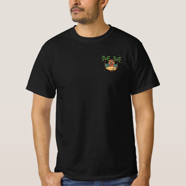 summer black t-shirt (Front)