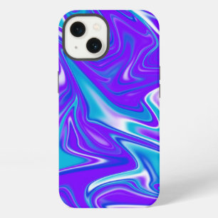 Summer Blue Silky Marble, iPhone 13 Case