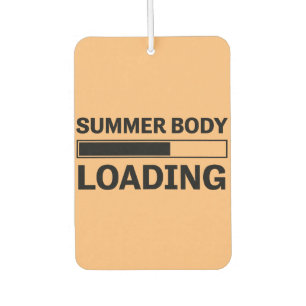 Summer Body Loading Funny Sport Gym Air Freshener