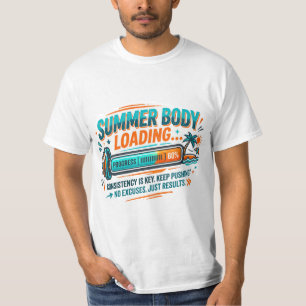 Summer Body Loading Shirt Gym Workout Goal