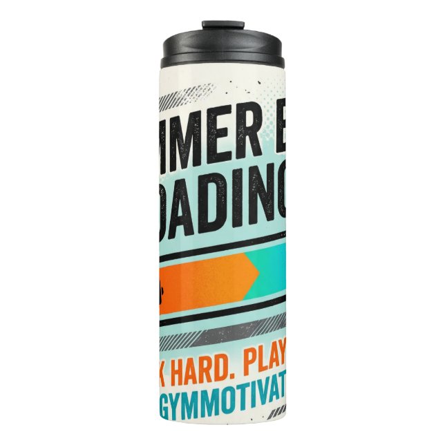 Summer Body Loading Water Bottle Gym Fitness (Front)
