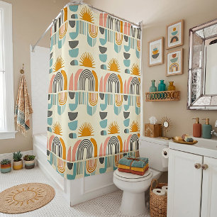 Summer boho-scandi minimalist pattern