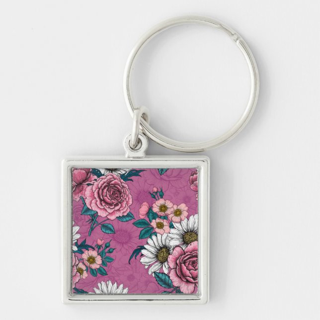 Summer bouquets 2 keychain (Front)