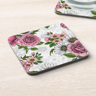 Summer bouquets coaster