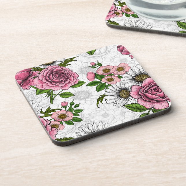 Summer bouquets coaster (Left Side)