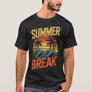 Summer Break Graphic Design T-Shirt