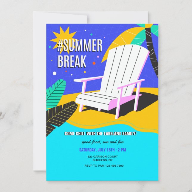 Summer Break Invitation (Front)