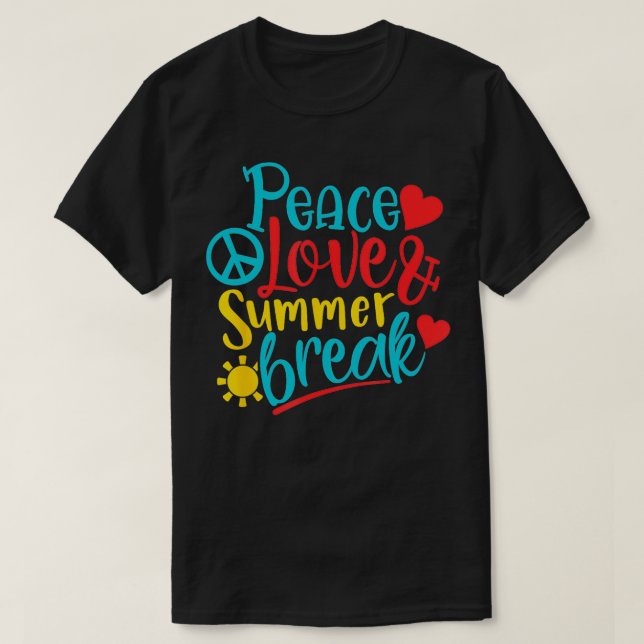Summer Break  T-Shirt (Design Front)