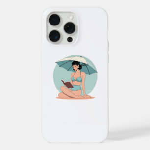 Summer Breeze Bikini Girl – Retro Beach Vibes iPhone 15 Pro Max Case