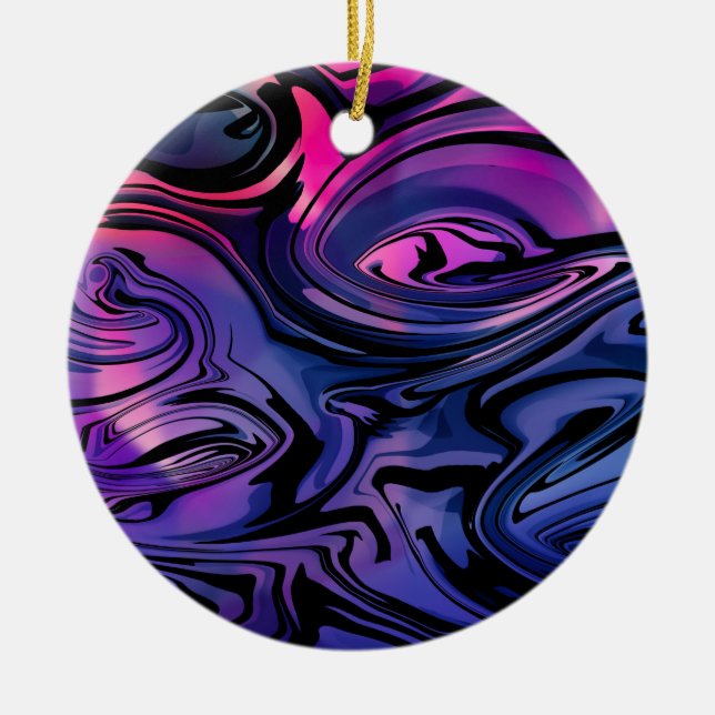 Summer Breeze  Ceramic Ornament (Front)