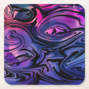 Summer Breeze Square Paper Coaster