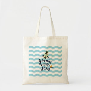 Summer Budget Tote with beautiful sea elements
