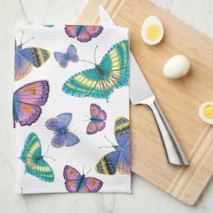 Summer Butterflies Kitchen Towel