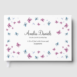 Summer Butterfly in  Memory  Guest Book