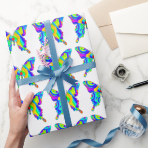 Summer Butterfly Wrapping Paper
