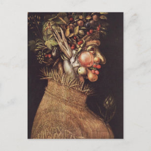 Summer by Giuseppe Arcimboldo Postcard