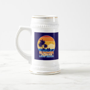 Summer California Long Beach-66594 Beer Stein