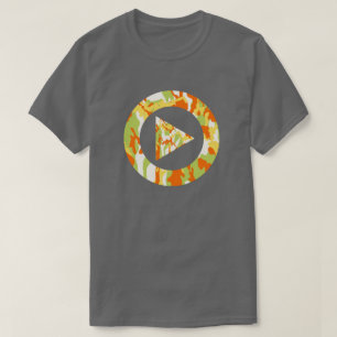 Summer Camo Pattern Press Play T-Shirt