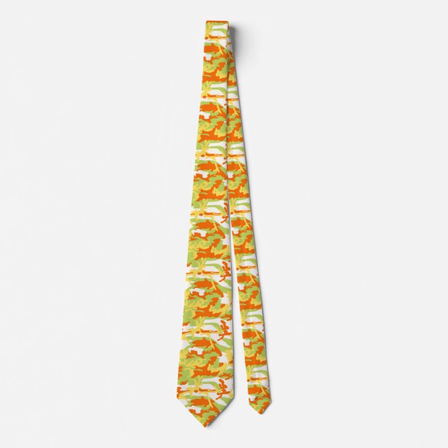 Summer Camo Pattern Tie (Front)