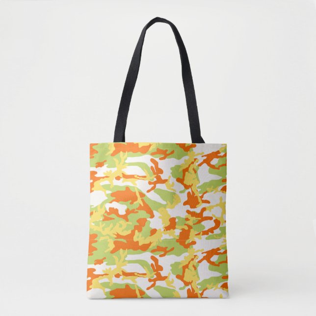 Summer Camo Pattern Tote Bag (Front)