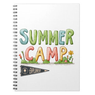 Summer Camp - Colorful Summer Camp Notebook