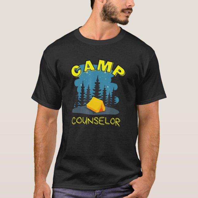 Summer Camp Counsellor Director Camper Camp T-Shirt (Front)