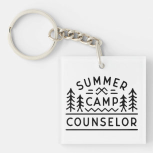 Summer camp counsellor keychain