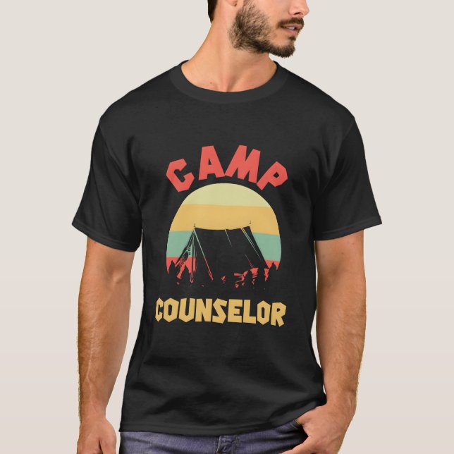 Summer Camp Counselor Director Camper T-Shirt (Front)