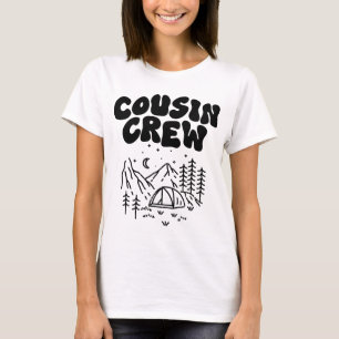 Summer Camp Cousin Crew Matching Family Reunion T-Shirt