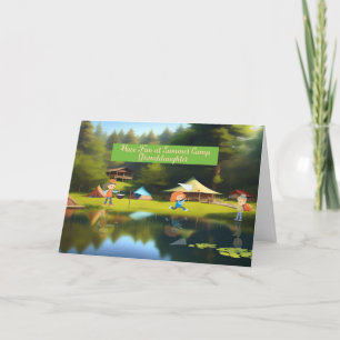 Summer Camp Granddaughter from Grandparents Card