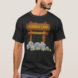 Summer Camp Keepsake Autograph Memento  T-Shirt