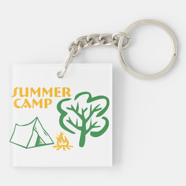 Summer camp keychain (Back)