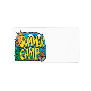 Summer Camp Label