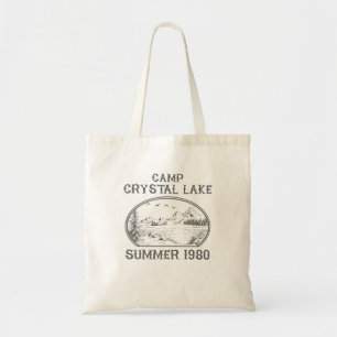 Summer Camp Retro 1980 Crystal Clear Lake Hallowee Tote Bag