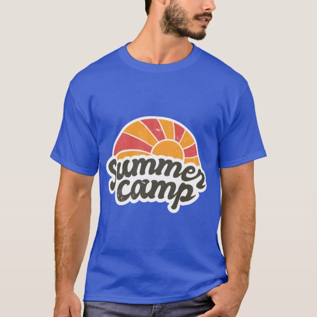 Summer camp retro funny T-Shirt (Front)