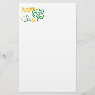 Summer camp stationery
