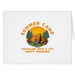 Summer camp travelling with a cat