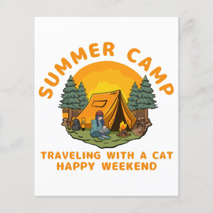 Summer camp  travelling with a cat 