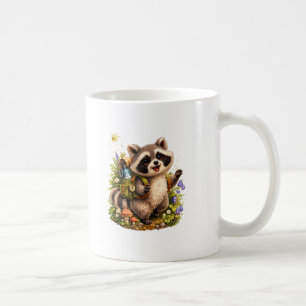 Summer Camping Raccoon Mug – Cute Woodland Explore