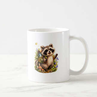 Summer Camping Raccoon Mug – Cute Woodland Explore