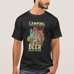 Summer Camping Solves Most Of My Problems Bear B T-Shirt