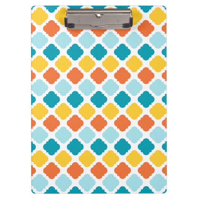 Summer Carnival Pattern Clipboard (Front)