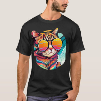summer cat With cool Glasses For all cat lovers (2 T-Shirt